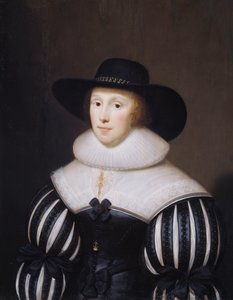 Porträt von Grace Bradbourne, Ehefrau von Thomas Holte, 1627-1700 von Cornelius I Johnson