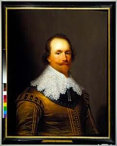 Porträt von Peter Courthope von Cornelius I Johnson