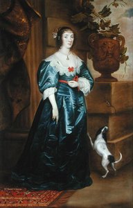 Lady Gerard of Bromley, ca. 1633 (Öl auf Leinwand)
