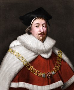 Sir Edward Coke, 16. Jahrhundert, 1904 von Cornelius Janssen van Ceulen