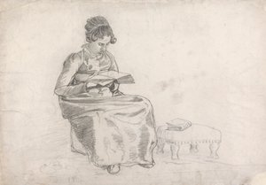 Mädchen liest ein Buch