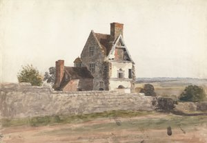 Überreste von Purton Hall, Staffordshire von Cornelius Varley