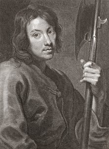 Heiliger Matthäus oder Matthäus der Apostel. Porträt. von Cornelius van Caukercken