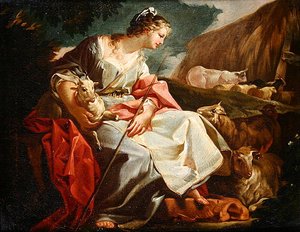 Rebecca als Schäferin von Corrado Giaquinto