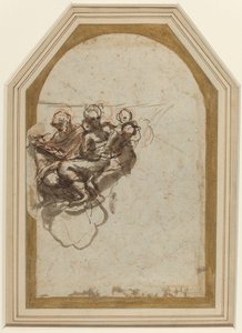 Heiliger Matthäus und Heiliger Hieronymus [verso] von Correggio