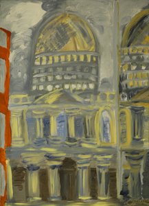 St. Pauls Kathedrale reflektiert