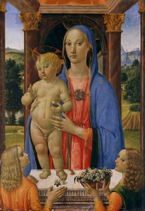 Madonna und Kind mit Engeln