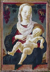 Madonna mit Kind, bekannt als Unsere Liebe Frau des Tierkreises, ca. 1459-63
