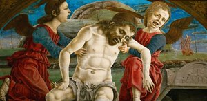 Der Leib Christi, umgeben von Engeln