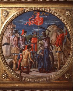 Das Martyrium des heiligen Maurelius von Edessa von Cosimo Tura