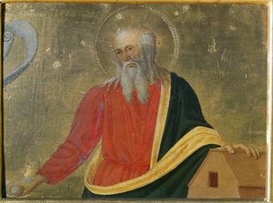 Noah Predella Panel des Altars von Cosimo di Lorenzo Rosselli