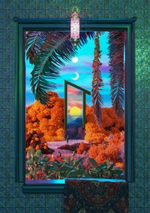 Surreales Fensterportal