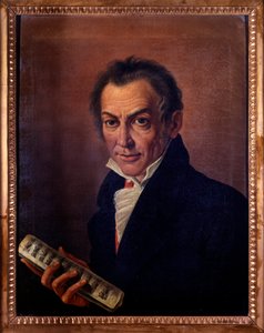 Porträt von Nicola Antonio Zingarelli, italienischer Komponist und Organist. ca. 1800 von Costanzo Angelini