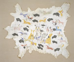 Szenen aus dem Leben der Plains-Indianer, ca. 1880 von Cotsiogo