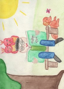 Entspannung in der Natur von Crazy Artist