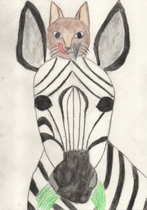 Mein Freund das Zebra von Crazy Artist