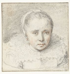 Porträt einer jungen Frau von Crispijn van de Passe (I) (attributed to)