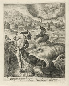 Der Fisch spuckt Jona an Land