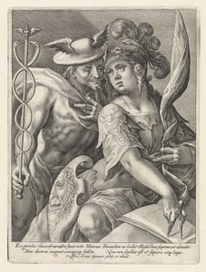Merkur und Minerva von Crispijn van de Passe (I)