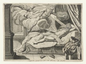 Jupiter und Semele von Crispijn van de Passe (II) (attributed to)