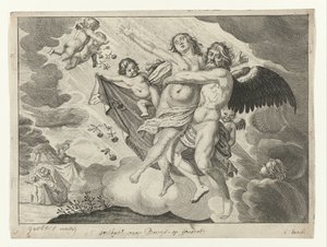 Boreas entführt Oreithyia von Crispijn van de Passe (II) (possibly)