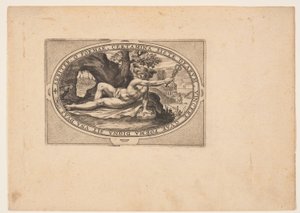 Merkur, aus Götter und Göttinnen von Crispijn van de Passe I