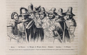 Pulververschwörung (Stich) von Crispin I de (after) Passe