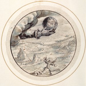 Hand mit Himmelskugel, frühes 17. Jahrhundert