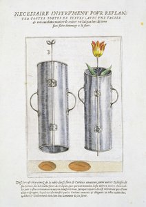 Gerät zum Umpflanzen von Blumen, aus 