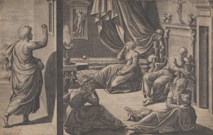 Sankt Nikolaus von Bari und die drei armen Mädchen von Cristofano Cartaro