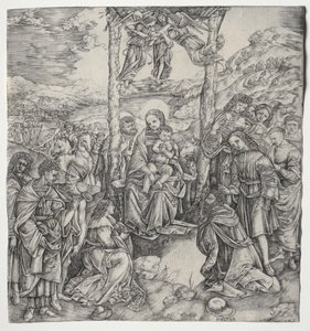 Anbetung der Könige von Cristofano Robetta
