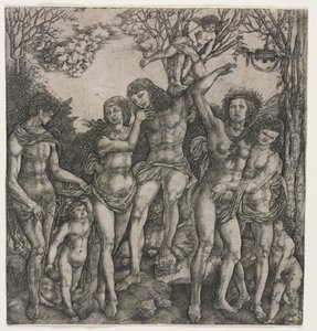 Allegorie der fleischlichen Liebe, ca. 1530 von Cristofano Robetta