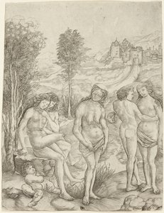 Allegorie des Neids von Cristofano Robetta