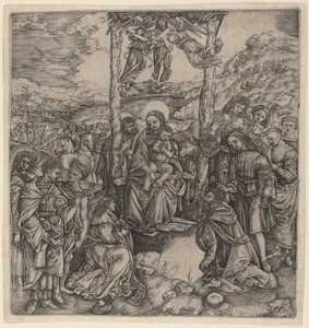 Die Anbetung der Könige von Cristofano Robetta