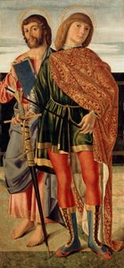 St. Matthäus und St. Sebastian, ca. 1499 von Cristoforo Caselli
