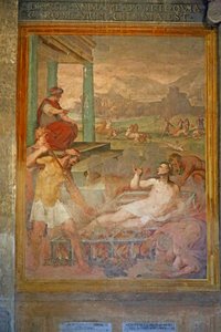 Martyrium, möglicherweise des St. Laurentius von Cristoforo and Tempesta, Antonio Roncalli