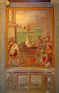 St. Johannes in Öl gekocht von Cristoforo and Tempesta, Antonio Roncalli