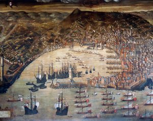 Ansicht von Genua und seinem Hafen