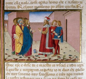 Nikodemus der Pharisäer besucht Jesus