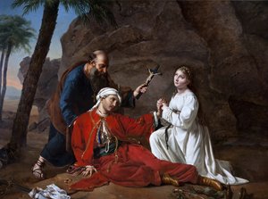 Der Tod von Malek-Adhel, 1814 von Césarine Henriette Davin Mirvault