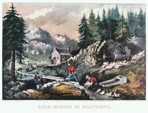 Goldabbau in Kalifornien, 1849-1871