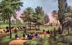 Die Fahrt, Central Park, 1862