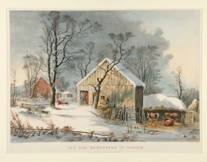 Das alte Heim im Winter