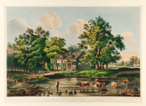 Die Rückkehr von der Weide von Currier and Ives