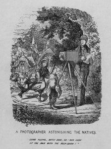 Ein Fotograf erstaunt die Einheimischen von Cuthbert Bede