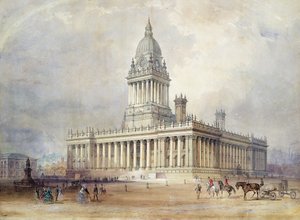 Entwurf für das Rathaus von Leeds