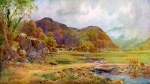 Auf dem Marsch bei Lodore, Cumberland, 1924-1926 von Cuthbert Rigby