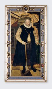Porträt des Kurfürsten von Sachsen August I von Cyriacus (c.1560 1598) Roder
