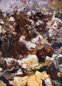 Angriff der Lanzenreiter bei Kandahar von Cyrus Cuneo