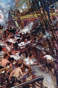 Illustration für Westward Ho! von Cyrus Cuneo